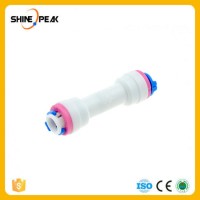 Reverse Osmosis Aquarium System Fitting Equal Straight 1/4" Od Hose Check Valve Quick Coupling RO Water Plastic Pipe Connector